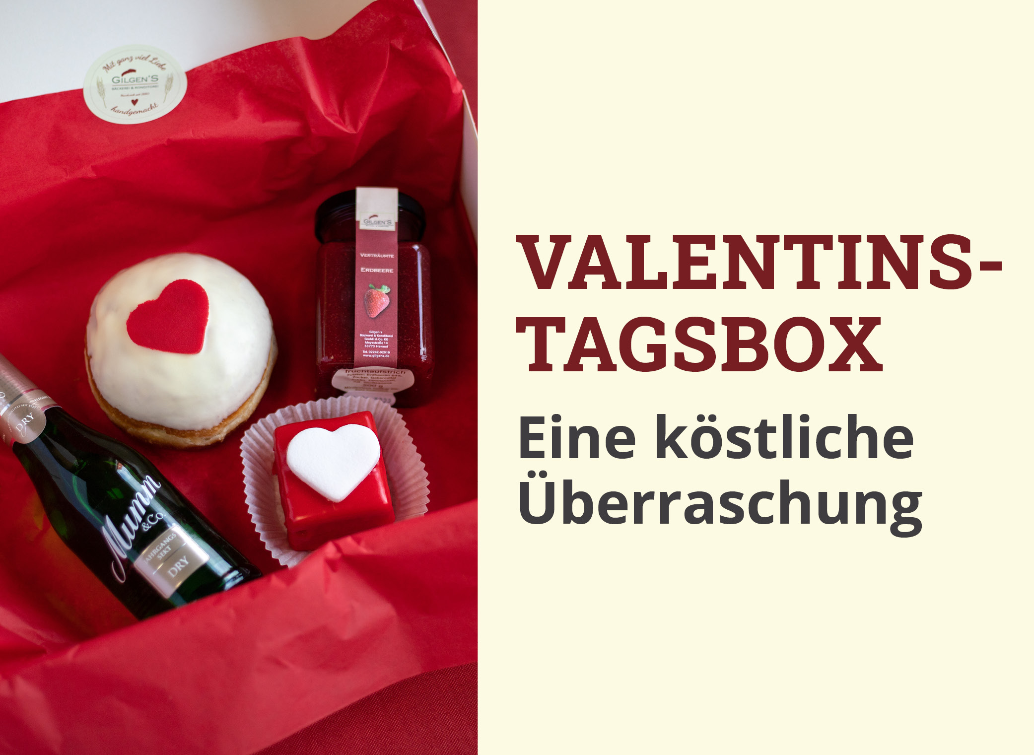 Valentinstagsbox für die Liebsten