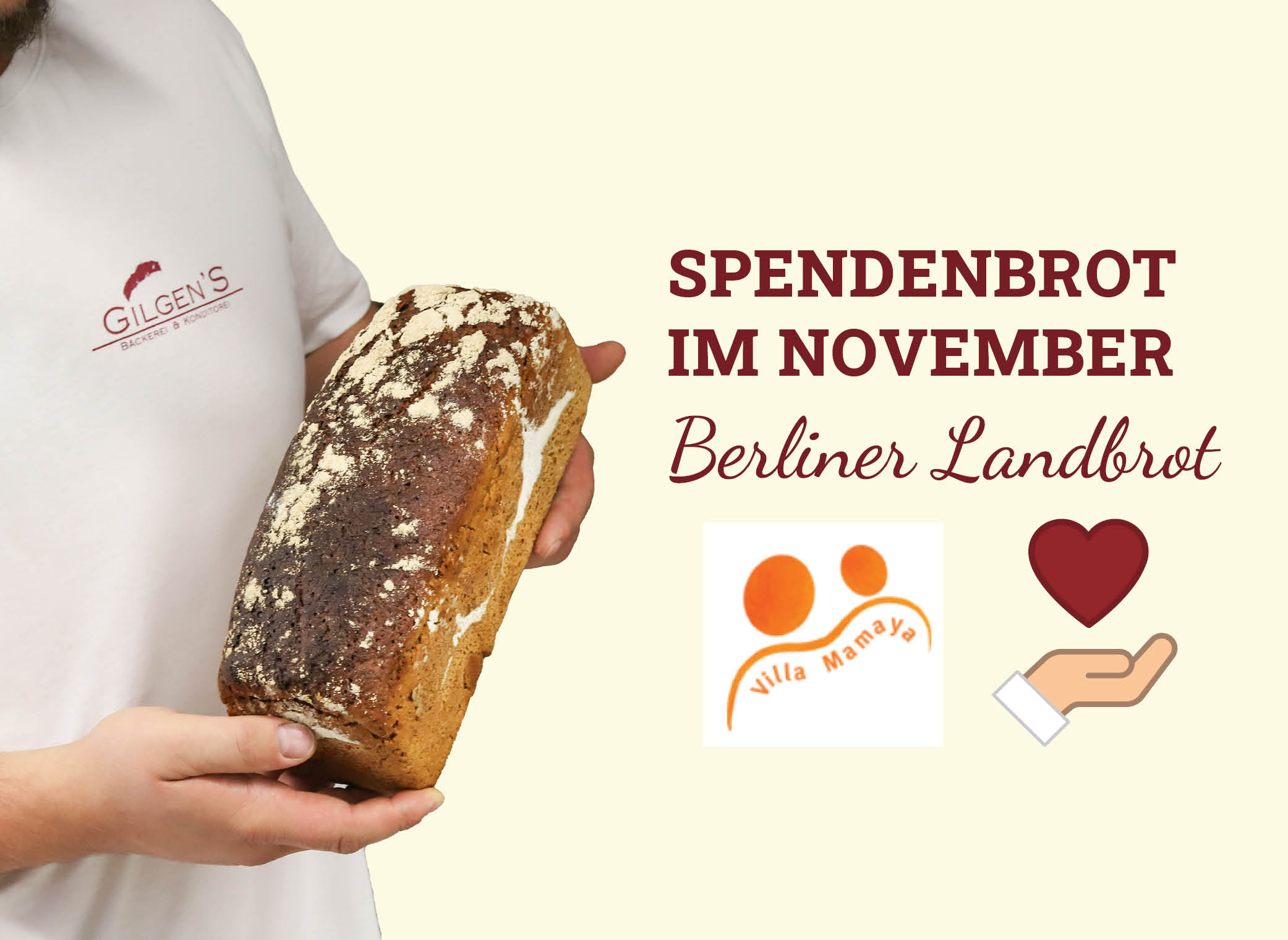 Unser Spendenbrot im November