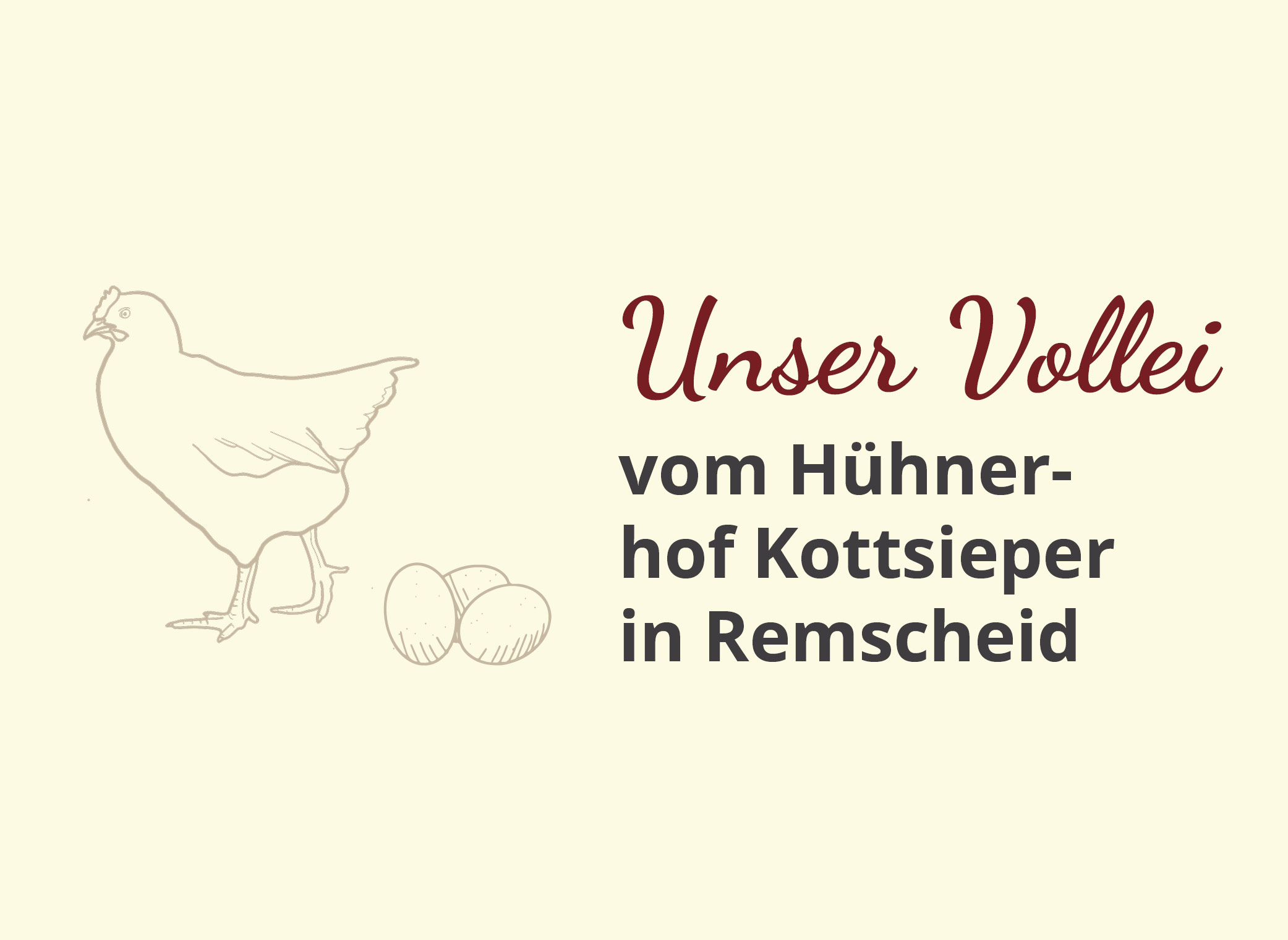 Neu: Unser Vollei kommt aus der Region