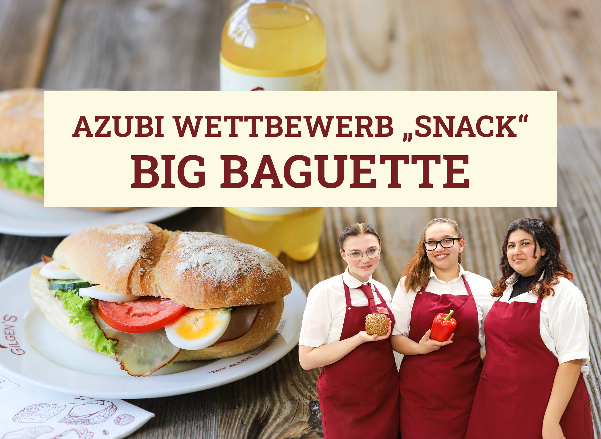 Unser Azubi-Snack: Big Baguette